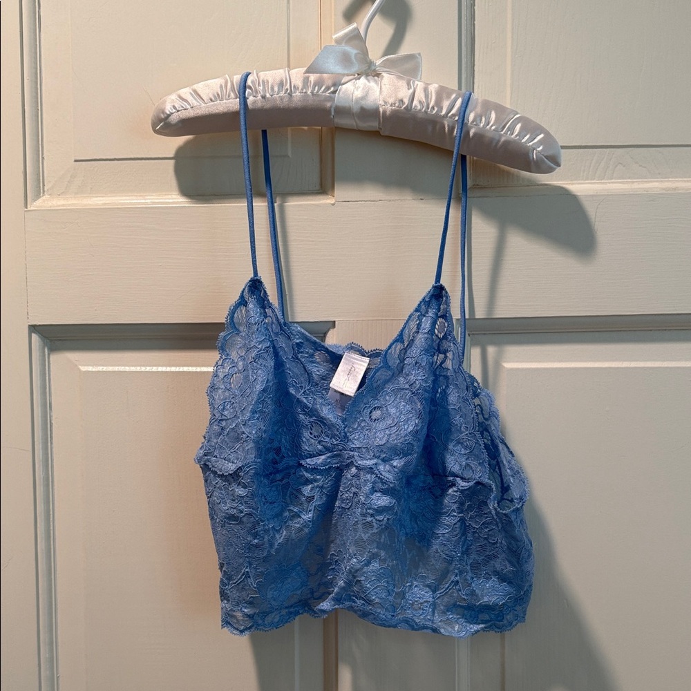 Secret Treasures Blue Lace Camisole